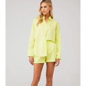 Women's Lime Green Shorts